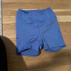 Blue bike shorts